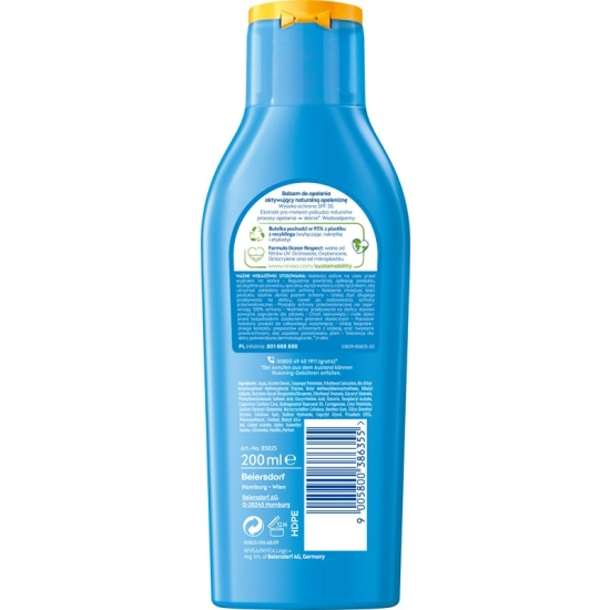 NIVEA SUN Protect & Bronze Balsam do opalania aktywujący naturalną opaleniznę SPF30 200 ml