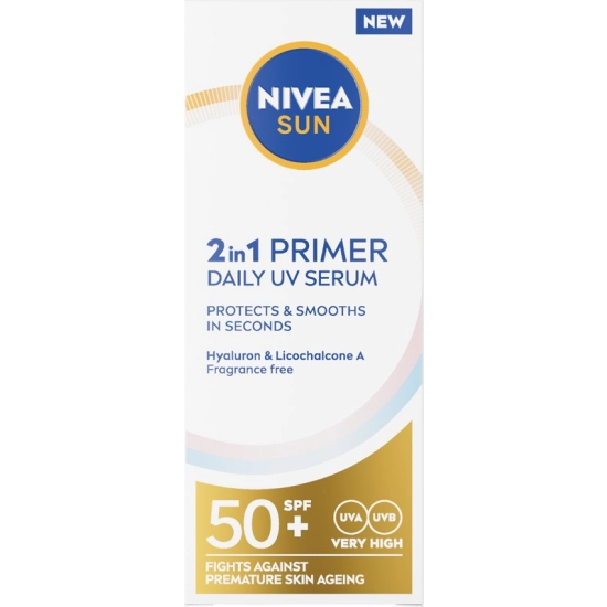 NIVEA SUN Primer Daily UV Serum do twarzy 2w1 SPF50 30 ml