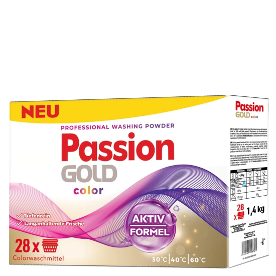 PASSION GOLD Professional Proszek do prania Kolor 1.4 kg