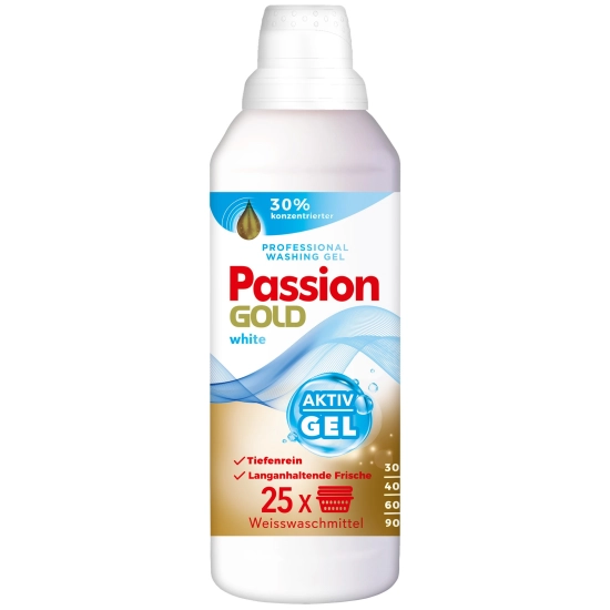 PASSION GOLD Professional Żel do prania ubrań białych 1000 ml