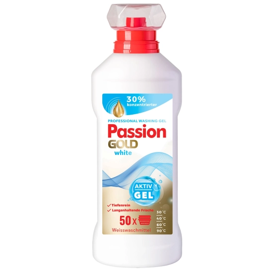 PASSION GOLD Professional Żel do prania do ubrań białych 2 L