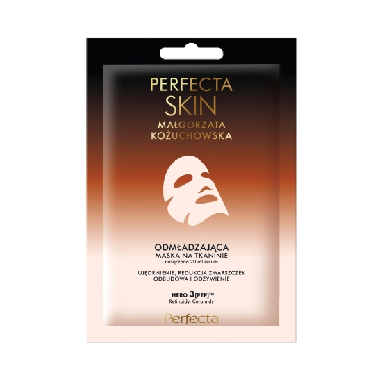 PERFECTA Skin MK Odmładzająca maska - serum na tkaninie przeciwzmarszczkowa 20 ml