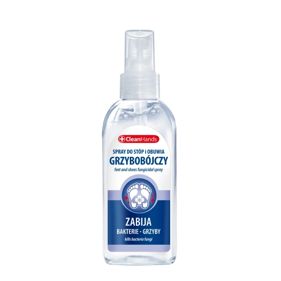 CLEANHANDS Spray do stóp i obuwia grzybobójczy 100 ml