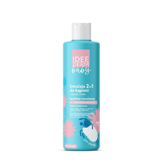 IDEE DERM Baby Emulsja 2w1 do kąpieli i mycia ciała 400 ml