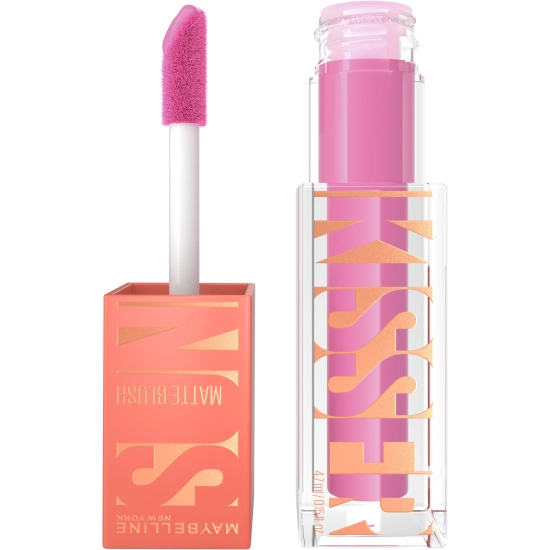 MAYBELLINE Sunkisser Hazy Matte Róż do policzków w płynie, 32 Lilac Clouds 4,7 ml