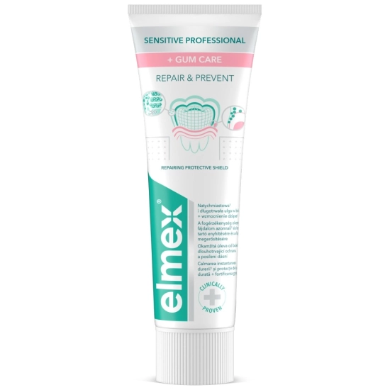 ELMEX SENSITIVE PROFESSIONAL PASTA DO ZĘBÓW REPAIR & PREVENT 75 ML