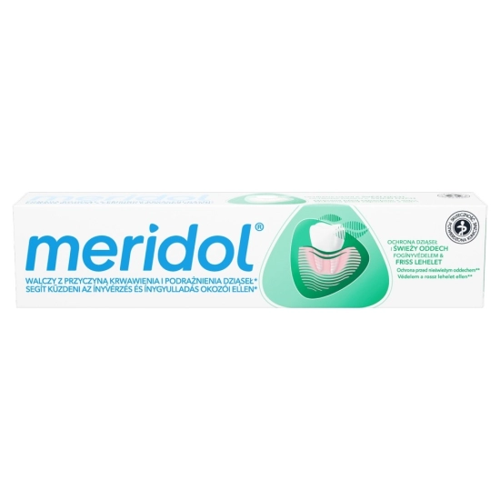 MERIDOL PASTA DO ZĘBÓW OCHRONA DZIĄSEŁ I ŚWIEŻY ODDECH 75 ML