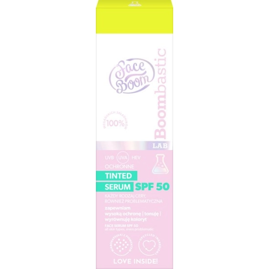 FACEBOOM Bombastic Lab Tinted serum ochronne SPF50 30 ml