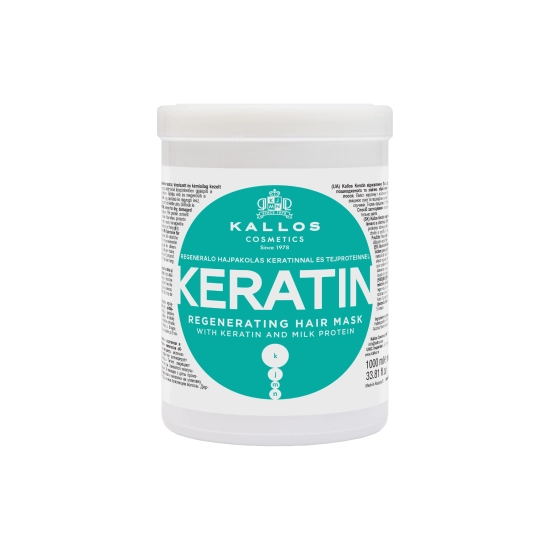 KALLOS Keratin Maska do włosów regenerująca 1000 ml