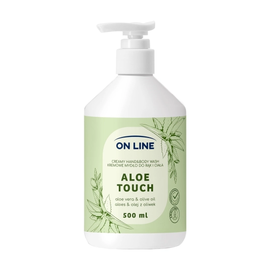 ON LINE Kremowe mydło do rąk i ciała Aloes&Olej z oliwek 500 ml