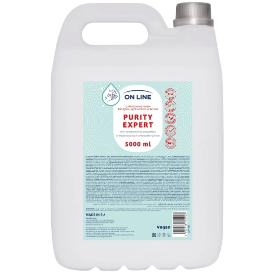 ON LINE Pielęgnujące mydło w płynie Antybakteryjne 5000 ml