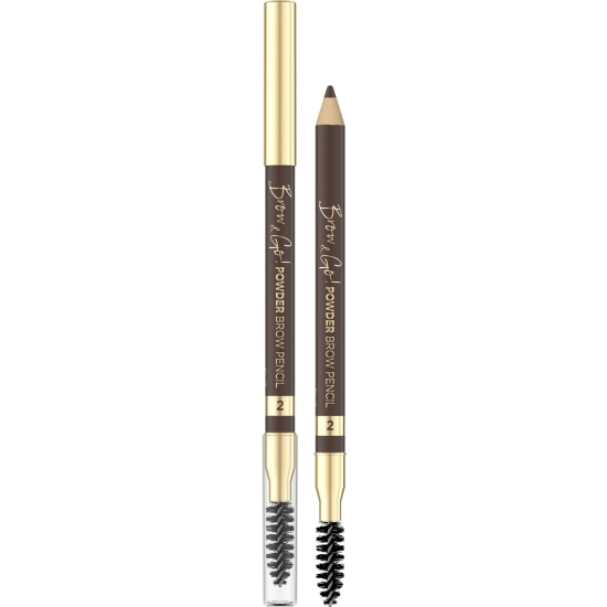 EVELINE Brow & Go Pudrowa Kredka do brwi nr 02