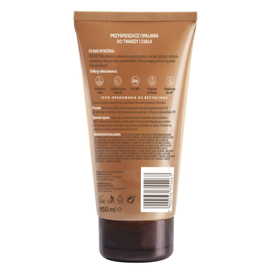 KOLASTYNA Przyspieszacz opalania do twarzy i ciała 150 ml