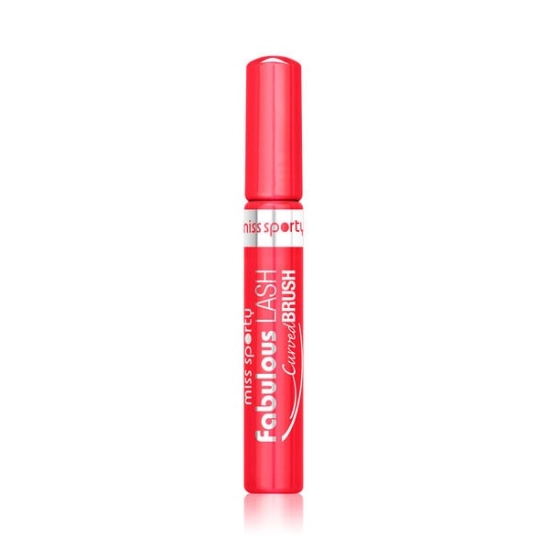 Miss Sporty Maskara do rzęs Fabulous Lash  Curved Brush podkręcająca czarna