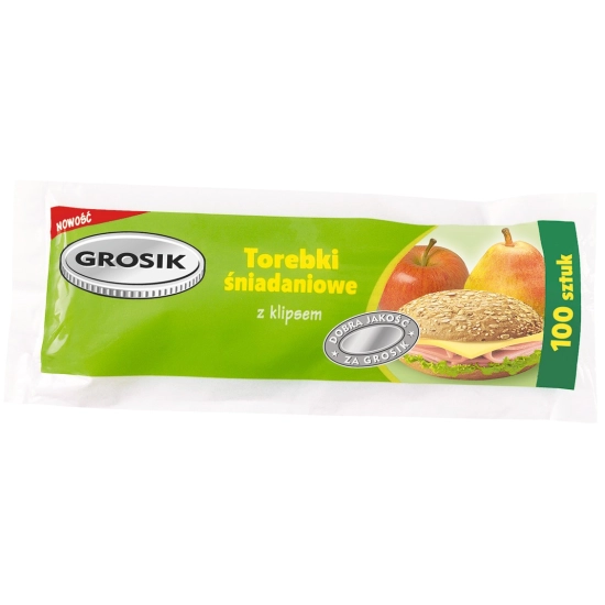 Sarantis Jan Niezbędny Grosik Torebki śniadaniowe 100szt
