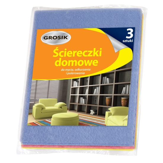 Sarantis Jan Niezbędny Grosik Ścierki domowe 3sztuki