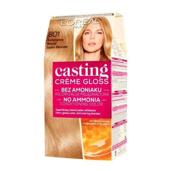 Casting Creme Gloss Krem koloryzujący nr 801 Satynowy Blond 1op.