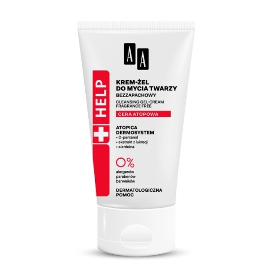 AA HELP Cera Atopowa Krem-żel do mycia twarzy  125ml