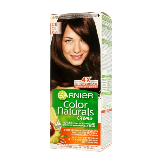 Garnier Color Naturals Krem koloryzujący nr 4.15 Mroźny Kasztan 1op