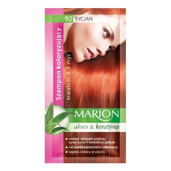 Marion Szampon koloryzujący 4-8 myć nr 92 tycjan
