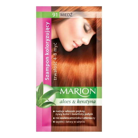Marion Szampon koloryzujący 4-8 myć nr 91 miedź