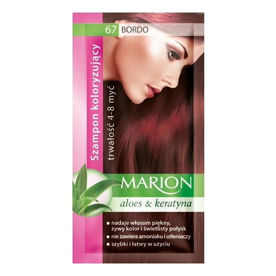 Marion Szampon koloryzujący 4-8 myć nr 67 bordo