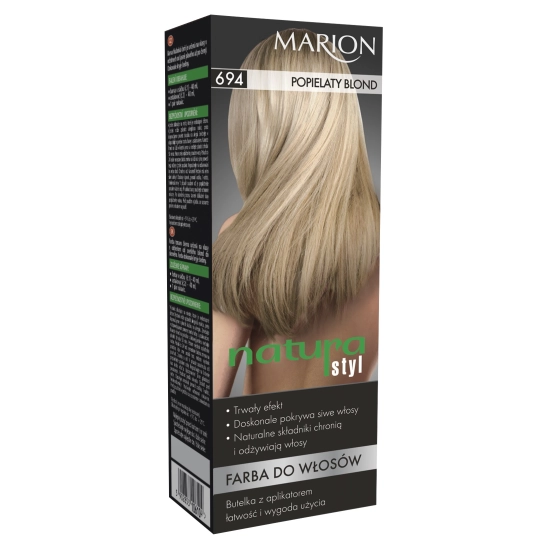 Marion Farba do włosów Natura Styl nr 694 popielaty blond
