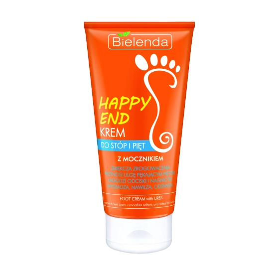 Bielenda Happy End Krem do pięt i stóp Zmiękczający z mocznikiem  125ml