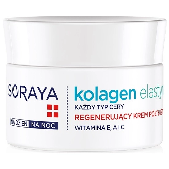 Soraya Kolagen Elastyna Regenerujący Krem półtłusty na dzień i noc 50ml