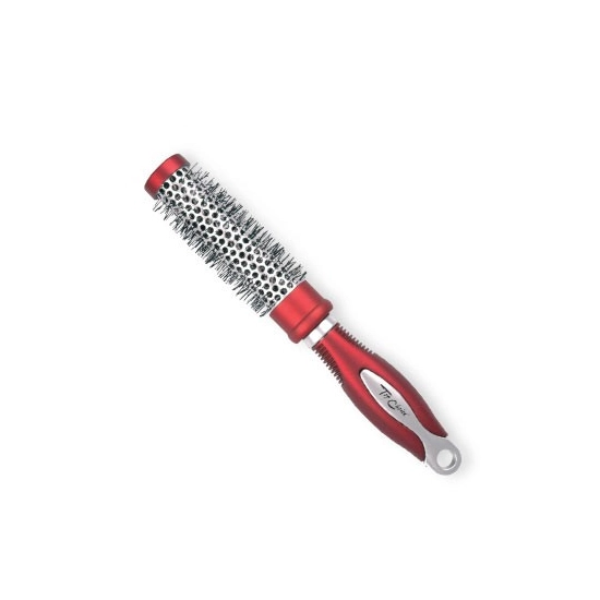 Top Choice Szczotka do włosów Exclusive rozm S okrągła silver/burgund  62018-01