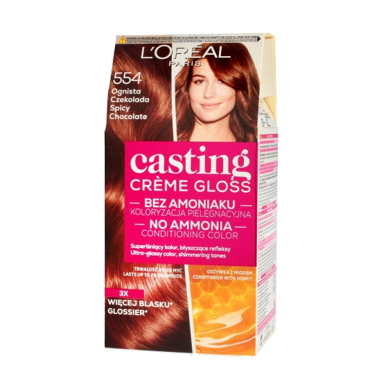 Casting Creme Gloss Krem koloryzujący nr 554 Ognista Czekolada 1op.