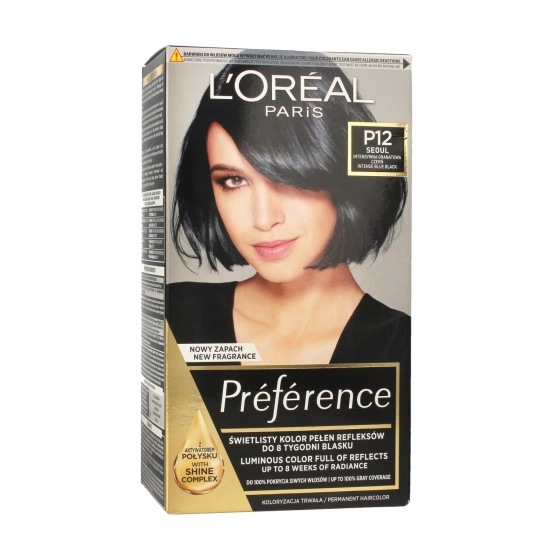 Loreal Feria Preference Granatowa Perłowa Czerń nr P12