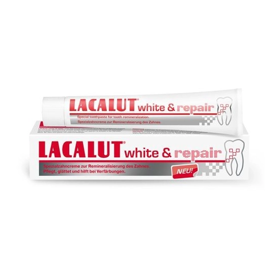 Lacalut Pasta do zębów White & Repair wybielająco naprawcza 75ml