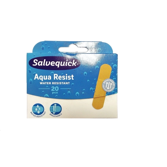 Salvequick Plastry Aqua Resist  wodoodporne  1op-20szt
