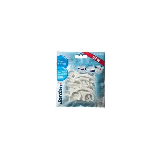 Jordan Nici dentystyczne Flosser 3w1  1op-36szt