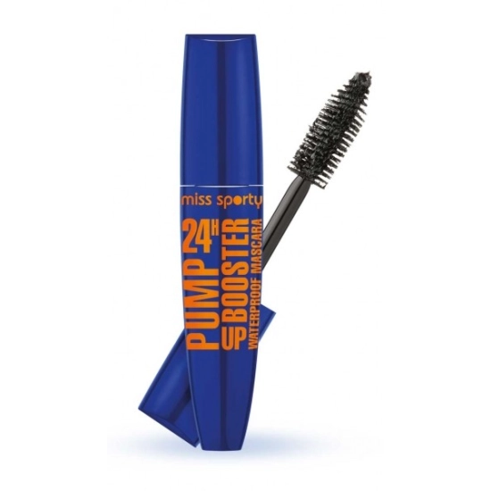 Miss Sporty Maskara do rzęs Pump up Booster 24H wodoodporna czarna  12ml