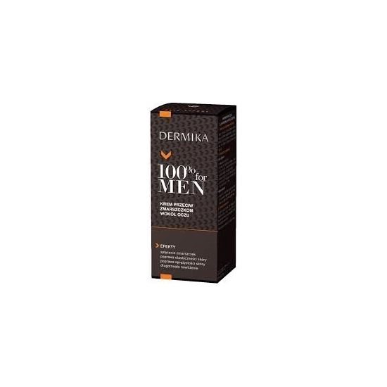 Dermika 100% for Men Krem pod oczy przeciwzmarszczkowy  15ml