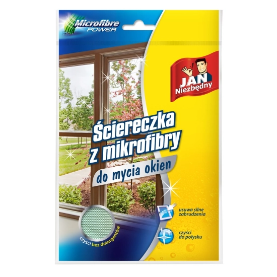 Sarantis Jan Niezbędny Ściereczka z mikrofibry do mycia okien  1szt