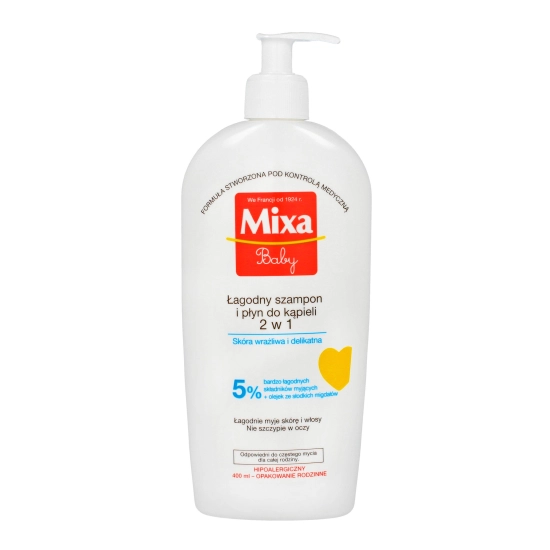 Mixa Baby Szampon 2w1  400ml