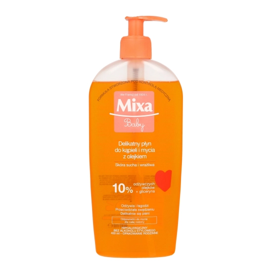 Mixa Baby Płyn do kąpieli i mycia z olejkiem  400ml