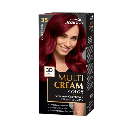 Joanna Multi Cream Color Farba nr 35 Wiśniowa Czerwień