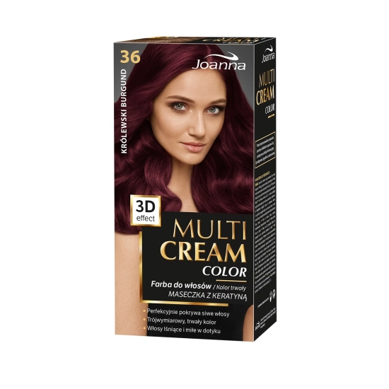 Joanna Multi Cream Color Farba nr 36 Królewski Burgund