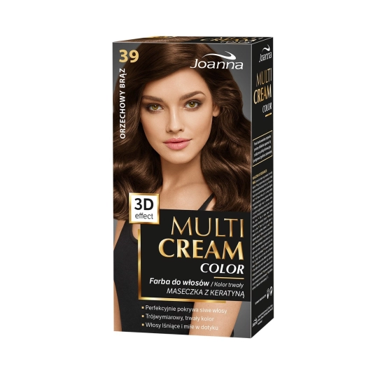 Joanna Multi Cream Color Farba nr 39 Orzechowy Brąz