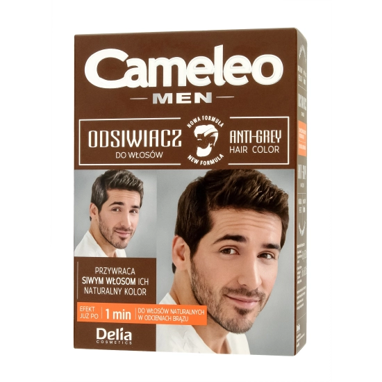 Delia Cosmetics Cameleo Odsiwiacz dla mężczyzn do włosów naturalnych i brązowych  1op