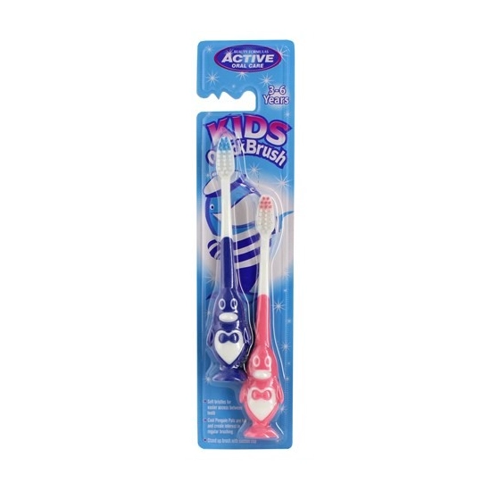 Beauty Formulas Active Oral Care Szczoteczka Kids Quick (3-6 lat)  1op.-2szt