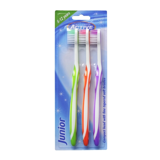 Beauty Formulas Active Oral Care Szczoteczka Junior (8-12 lat)  1op.-3szt