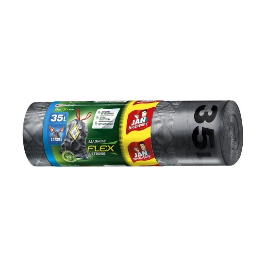 Sarantis Jan Niezbędny Worki na śmieci Magnum 35l/15sztuk  1op.-15szt