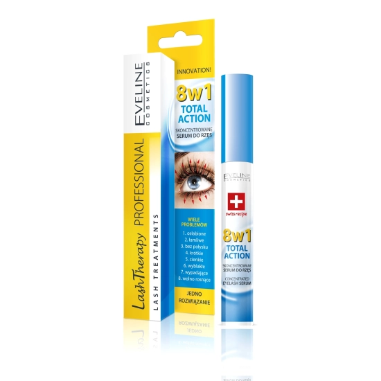 Eveline Lash Therapy Odżywka do rzęs 8w1 Total Action 10ml