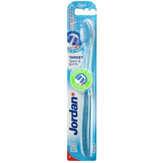 Jordan Szczoteczka do zębów Target Teeth & Gums hard  1szt