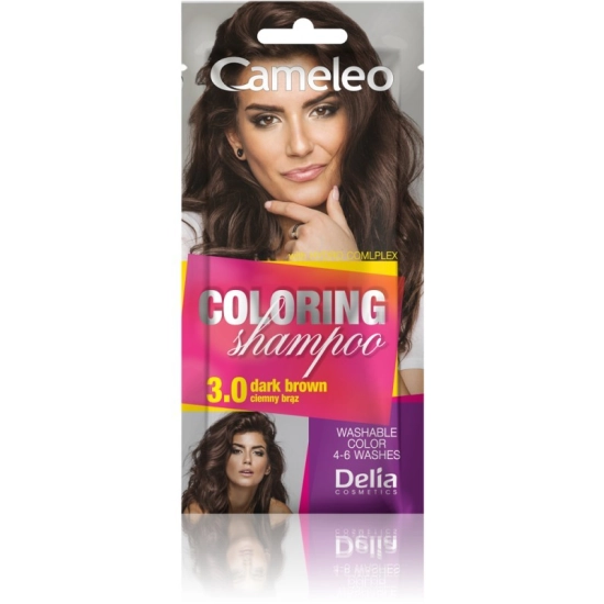 Delia Cosmetics Cameleo Szampon koloryzujący 3.0 ciemny brąz